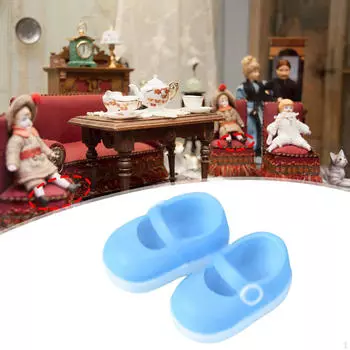 Обувь для кукол 1/12, аксессуары для кукол, легко надевать и снимать для костюма модели Ob11 розовый