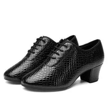 Обувь для латинских танцев из натуральной кожи, женская обувь для бальных танцев сальсы, черные, красные тренировочные кроссовки для современного танго, джаза, балета, танцев 34