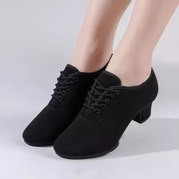 Обувь для латинских танцев Профессиональная танцевальная обувь Танцевальная обувь для взрослых Дамская тренировочная обувь для котильона с мягкой подошвой Туфли для квадратных танцев 33