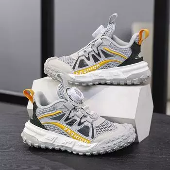 Обувь для мальчиков 2025 года, летняя новая детская пляжная обувь на мягкой подошве, детские сандалии Size30 ,Foot Length18.5cm синий