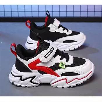 Обувь для мальчиков Дышащая сетка Кроссовки для девочек Детские кроссовки 28