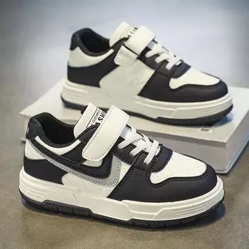 Обувь для мальчиков флисовая, новая осенне-зимняя теплая хлопковая обувь детская спортивная обувь с мягкой подошвой повседневная обувь для мальчиков и девочек 31