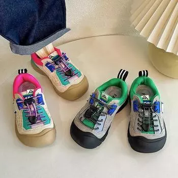 Обувь для мальчиков, уличная обувь для кемпинга, альпинизма для детей, повседневные спортивные детские кроссовки для девочек 21 зелёный