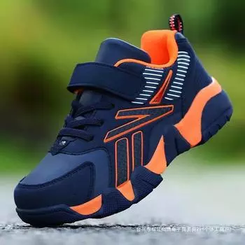 Обувь для мальчиков Весна/лето Сетчатая обувь Большие детские дышащие сетчатые кроссовки Летние одинарные сетчатые выдолбленные детские кроссовки Тренд 28