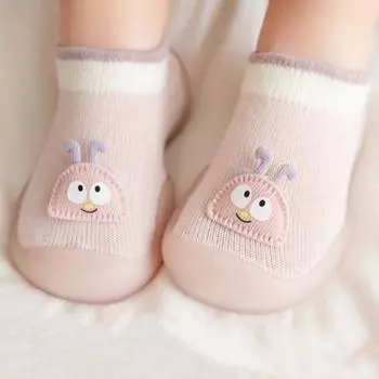 Обувь для маленьких девочек и мальчиков, Нескользящая обувь для новорожденных для девочек и мальчиков, весенне-летняя мягкая детская обувь с героями мультфильмов 11.5(18-19) разноцветный