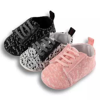 Обувь для маленьких мальчиков и девочек для новорожденных, 3 цвета, удобные резиновые кроссовки, детская обувь для малышей, футбольная обувь 11 чёрный