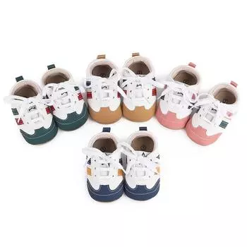 Обувь для маленьких мальчиков и девочек, детская повседневная мягкая удобная нескользящая обувь в спортивном стиле в стиле ретро с мягкой подошвой 1