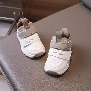 Обувь для малышей, для мальчиков, кожаные дышащие кроссовки для детей, для девочек, школьные, весна-осень, модные, детские, повседневные кроссовки 16 хаки