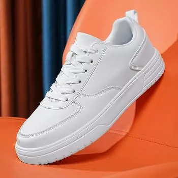 Обувь для мужчин дышащие сетчатые кроссовки белые модные спортивные повседневные легкие прогулочные туфли для пар обувь больших размеров 36 чёрный