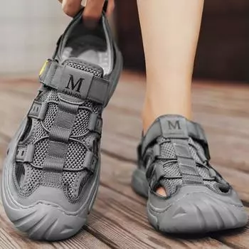 Обувь для мужчин Дышащие уличные мужские сандалии Лето 2024 В приветственной сделке Большие размеры Дорогие распродажа Дешевая ликвидация V 39