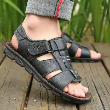 Обувь для мужчин Нескользящая Лето 2025 Повседневное использование Мужские сандалии Оптовая Скидка Повседневная босиком Купить Оригинальный Стильный Роскошный Дизайнер 38
