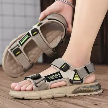 Обувь для мужчин повседневная высота нескользящая с платформой мужские сандалии дорогие лето 2024 японская распродажа уличные дышащие большой размер 39
