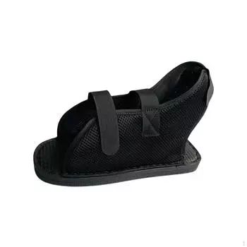 Обувь для ног Post OP, фиксированная обувь для фиксации переломов, нескользящие регулируемые подтяжки, 1 шт. S 35-37