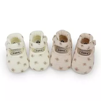 Обувь для новорожденных, обувь с мультяшным принтом медведя для мальчиков и девочек, удобная нескользящая обувь для малышей на резиновой подошве, первые ходунки 11