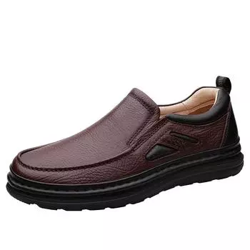 Обувь для офиса 2024 года, повседневная, деловая, официальная, мужская, туфли на платформе для мужчин, свадебные туфли 38 чёрный