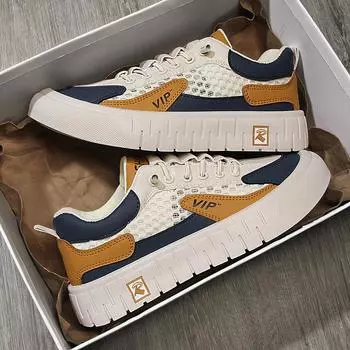 Обувь для отдыха Мужская повседневная роскошная уличная теннисная спортивная обувь для бега для мужчин Обувь для тренировок Легкие повседневные кроссовки Обувь для скейтборда 42 бежевый