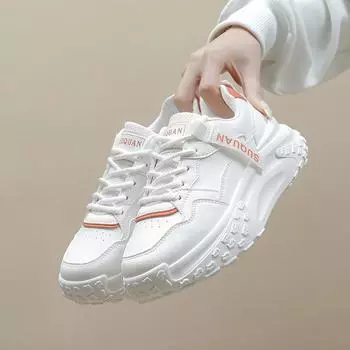 Обувь для папы, женская весенняя новинка, модная универсальная обувь на платформе, повседневная обувь на весну и осень 35