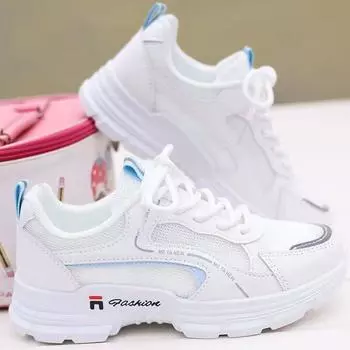 Обувь для папы, женские весенние и летние новые универсальные повседневные кроссовки Ins, кроссовки для студентов, сетчатая поверхность 35 синий