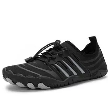Обувь для парного плавания 36–46, обувь для песчаного пляжа, обувь для фитнеса в зале Trace The Creek, обувь для приседаний, тренировочная обувь 36 чёрный