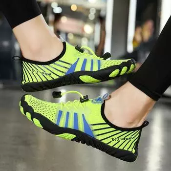 Обувь для пары, пляжная обувь, обувь с пятью пальцами, нескользящая, быстросохнущая, для рыбалки, плавания, забродная обувь 35 оранжевый