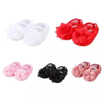 Обувь для первых ходунков для младенцев, нескользящая обувь принцессы 11