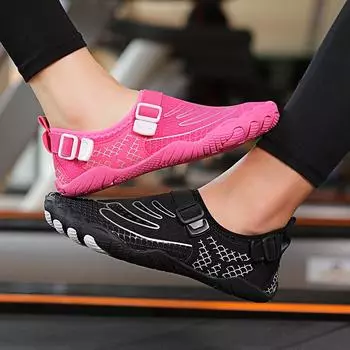 Обувь для плавания Обувь для дайвинга Мужская походная обувь для походов Пляжная обувь Обувь для ручья Женская обувь для фитнеса босиком 36 чёрный