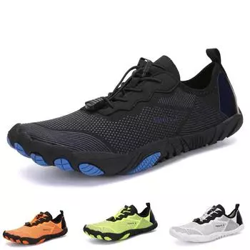 Обувь для плавания Пляжная повседневная обувь Пара Уличная женская обувь для походов Легкая мягкая обувь 35 чёрный