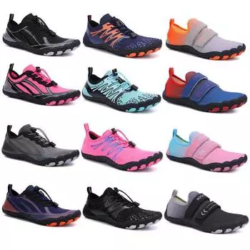 Обувь для пляжа и ручья на открытом воздухе, пятипалая, для пар, для рафтинга, пешего туризма, для заплывов, фитнеса, приседаний, тяги, для мужчин 36