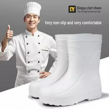 Обувь для поваров 2025 года: Износостойкий, легкий, удобный, водонепроницаемый, маслостойкий, нескользящий для работы на кухне отеля 39