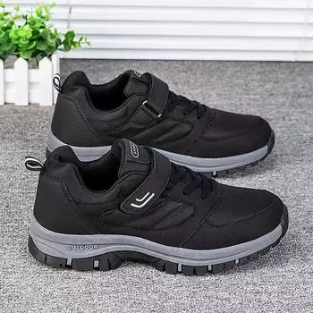 Обувь для пожилых людей Осень и зима Новые модели обуви для пожилых людей Удобная теплая обувь из хлопка 35