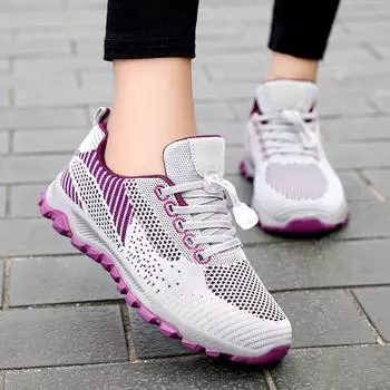 Обувь для пожилых людей Весенняя прогулочная обувь Удобная прогулочная обувь для среднего и пожилого возраста Кроссовки на мягкой подошве для любителей Кроссовки 36