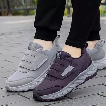Обувь для пожилых женщин, весенняя, натуральная, мягкая подошва, для людей среднего и пожилого возраста, свободная, нескользящая, для родителей, удобная, спортивная обувь для ходьбы, дорожная обувь 36