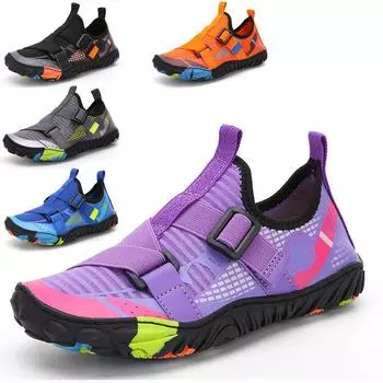 Обувь для ручья Детская обувь для родителей и детей Спорт на открытом воздухе Плавание Обувь для дайвинга Фитнес Обувь с пятью пальцами 35 чёрный