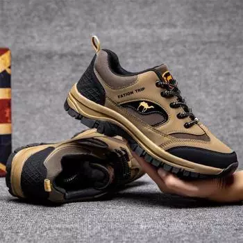 Обувь для скалолазания, сетчатая мужская обувь, рабочая одежда для походов на открытом воздухе, повседневная обувь, рабочая обувь для охраны труда 39 хаки