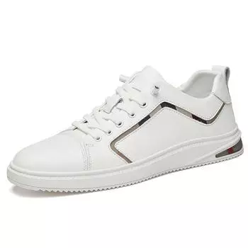 Обувь для скейтборда из натуральной кожи, мужские кроссовки, удобная обувь класса люкс, повседневная обувь ручной работы, мужские классические белые туфли класса люкс 40