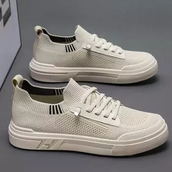 Обувь для сноуборда 2025 года, популярная мужская спортивная обувь, низкая посадка, сетчатая дышащая повседневная обувь, мужская обувь для сноуборда, модная универсальная 39 бежевый