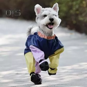 Обувь для собак, леггинсы, грязенепроницаемые ботинки на подтяжках, водонепроницаемые штаны для собак, противоскользящие, для защиты лап домашних животных, для прогулок на свежем воздухе, бега, походов XS темно-синий