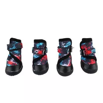 Обувь для собак предотвращает скольжение, мягкая, легкая, утолщенная подошва, ботинки для щенков Тедди Бишон Шнауцер