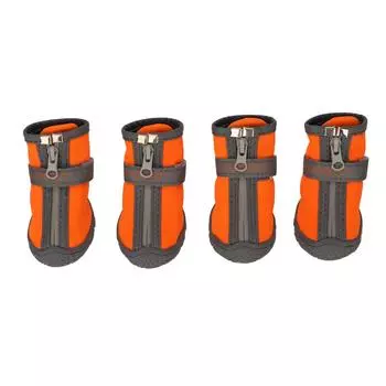 Обувь для собак с мягкой подошвой, мягкая, водонепроницаемая, дышащая, предотвращающая скольжение, износостойкая, светоотражающие ботинки для питомцев Type 2