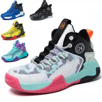 Обувь для спорта и отдыха для мальчиков, детская модная обувь для баскетбола, кроссовки для молодежи 31 чёрный