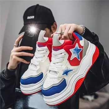 Обувь для спотборда, износостойкая обувь на толстой подошве, мужская обувь для увеличения роста, спортивная обувь для отдыха, модная обувь, обувь для скейтбординга 39