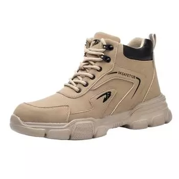 Обувь для страхования труда, износостойкая защитная обувь со стальным носком, рабочая обувь для строительства с защитой от проколов 37