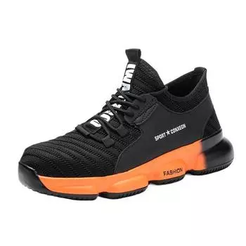 Обувь для страхования труда, летняя дышащая и дезодорирующая рабочая обувь с защитой от проколов, износостойкая защитная обувь для строительных площадок 38