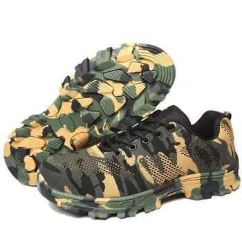 Обувь для страхования труда Мужская дышащая рабочая обувь Строительная рабочая обувь для рабочих 36