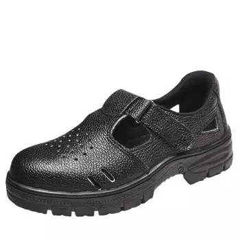 Обувь для страхования труда. Мужская летняя дышащая обувь для поваров. Противоударные, ударопрочные, кислото- и щелочестойкие износостойкие защитные туфли. 36