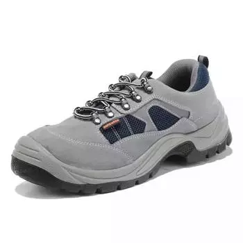 Обувь для страхования труда, мужская летняя дышащая дезодорирующая износостойкая обувь, устойчивая к ударам и проколам, стальная обувь для инструментов 36