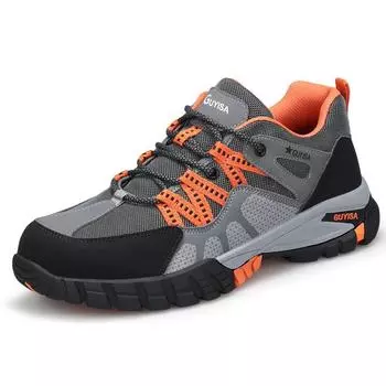 Обувь для страхования труда, мужская обувь со стальным носком, устойчивая к ударам и проколам, водонепроницаемая, износостойкая и нескользящая рабочая спортивная защитная обувь C2165-Tooling wear-resistant model; 36