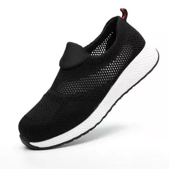 Обувь для страхования труда, мужская, противоударная и противопрокольная, легкая, износостойкая, защитная рабочая обувь из тканого материала 36