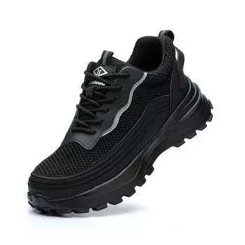 Обувь для страхования труда, мужская сетчатая защитная обувь от мух, устойчивая к ударам и проколам, стальная рабочая обувь для строительных площадок Baotou 38