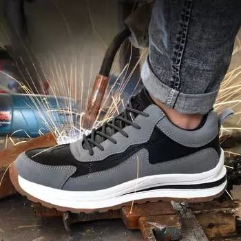 Обувь для страхования труда, противоударные, противопрокольные, антистатические, стальные рабочие туфли для строительных площадок в Баотоу 36